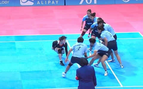 Asian Games Kabaddi : अटीतटीच्या कबड्डीत सामन्यात भारताने चायनीज तैपेईला बरोबरीत रोखले