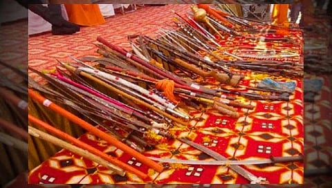 खंडेनवमीची पूजा