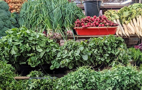 अबब! मेथीची गड्डी 80 रुपयांना