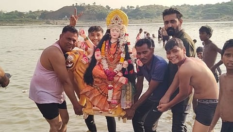 जळगाव : जिल्ह्यात दोन दिवस चालणार दुर्गा मातेचे विसर्जन