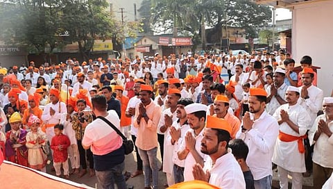 Navratrotsav 2023 : कसबा बावडा येथील सकल हिंदू समाजाच्या वतीने दुर्गा दौडचे आयोजन