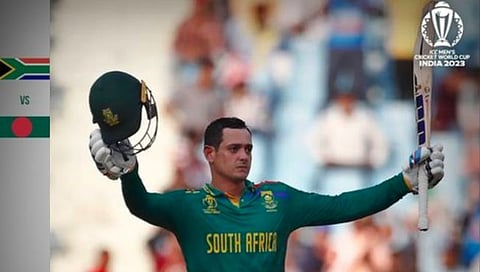 Quinton de Kock : डी कॉकने केली बांगलादेशची ‘यथेच्छ’ धुलाई