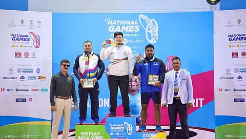 National Games Goa 2023 : वेटलिफ्टिंगमध्ये गोव्याला रौप्य