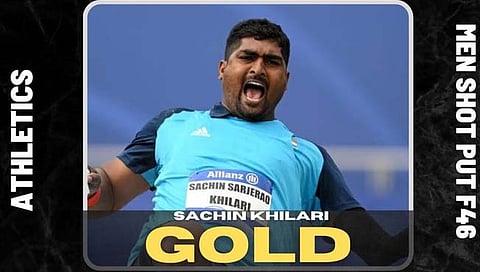 AsianParaGames : भारताने १६ व्या सुवर्णपदकावर कोरले नाव! सचिनची ‘शॉट पुट’मध्ये सुवर्ण कामगिरी