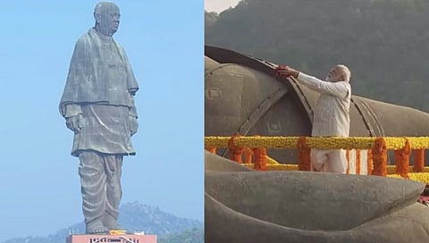 PM Modi : पंतप्रधान मोदींनी सरदार पटेल यांना वाहिली आदरांजली