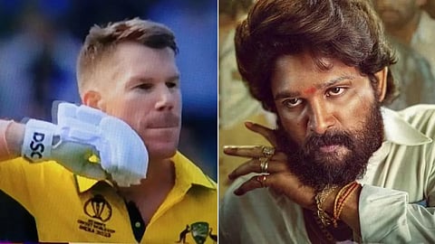 David Warner Pushpa Style : मैं झुकेगा नहीं..! पाक विरुद्ध शतक झळकावताच वॉर्नरचे ‘पुष्पा’ स्टाईलने सेलिब्रेशन (Video))