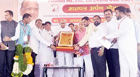 Sharad Pawar : न्याय मिळविण्यासाठी सामूहिक शक्ती दाखवा; शरद पवार यांचे आवाहन