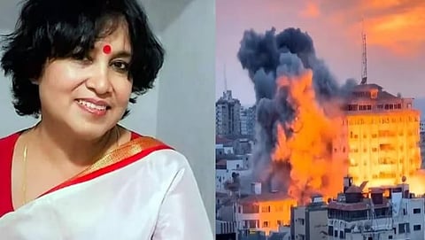 तस्लिमा नसरीन यांचा बांगलादेशवासीयांना सल्ला, “तुम्हाला पॅलेस्टाईनची एवढी…”