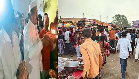 धुळे : आमळीत कन्हय्यालाल महाराज यात्रोत्सव उत्साहात; १० लाख भाविकांची उपस्थिती