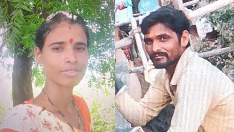 मृत प्रियंका, आरोपी श्रीराम वाघ