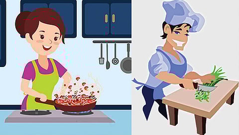 घरी महिला जास्त वेळा जेवण बनवतात की पुरुष?