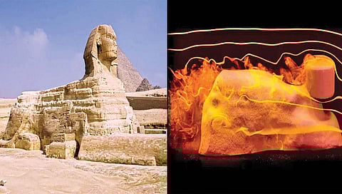 इजिप्तच्या जगप्रसिद्ध स्फिंक्सची निर्मिती आधी वार्याने केली?
