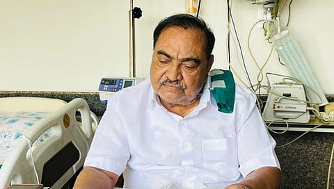 Eknath Khadse Health : प्रसंग कोणताही असो…एकनाथ खडसेंची थेट हॉस्पिटलमधून पोस्ट
