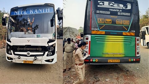 जळगाव : नियमांचे उल्लंघन करणाऱ्या खाजगी बस धारकांवर आरटीओची कारवाई