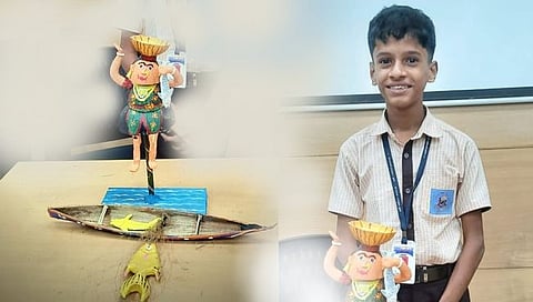 सिंधुदुर्ग : मुणगे भगवती हायस्कूलच्या देवांग मेस्त्रीची कलाकृती राज्यात प्रथम