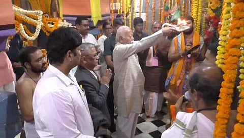 Mohan Bhagwat : सरसंघचालक मोहन भागवत यांनी घेतले श्री रेणुकामातेचे दर्शन