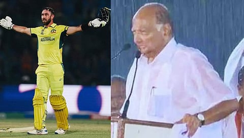 Glenn Maxwell & Sharad Pawar