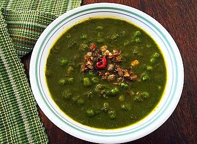 Palak Matar soup recipe