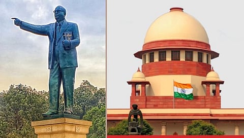 सर्वोच्च न्यायालय आवारात राष्ट्रपतींच्या हस्ते होणार आंबेडकर पुतळ्याचे अनावरण