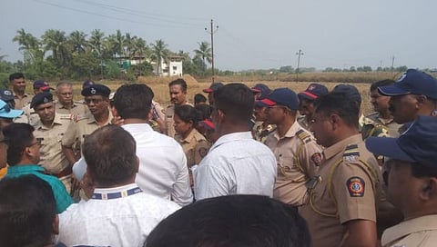 रायगड : विस्तारीत शहापूर औद्योगिक क्षेत्रातील मोजणीला शेतकऱ्यांचा विरोध; पोलिसांची दडपशाही, २० जणांना घेतले ताब्यात