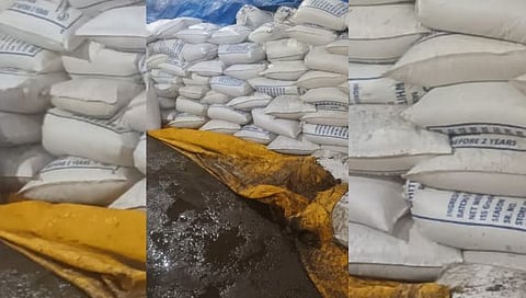 हिंगोली: अवकाळीचा पूर्णा साखर कारखान्याला फटका; गोडाऊनमधील ५०० मे. टन साखर भिजली