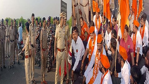 शिवसैनिकांना कर्नाटक पोलिसांनी रोखले