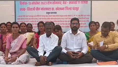 चंद्रपूर : अल्ट्राटेक सिमेंट कंपनी विरोधात सरपंच संघटनेचा एल्गार