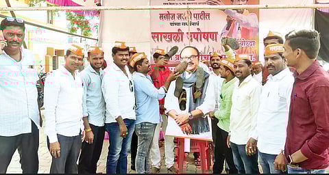 Nagar News : भुजबळांच्या निषेर्धांत, प्रतिमेस जोडे मारो आंदोलन
