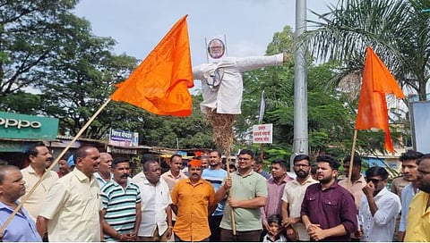 कोल्हापूर : मुरगुडमध्ये छगन भुजबळांचा मराठा समाजाकडून निषेध