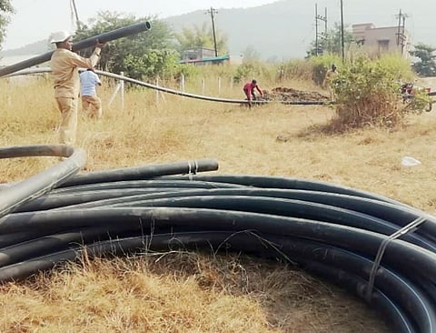 मुळशी प्रादेशिकची जलवाहिनी फुटल्याने पौडसह काही गावांचा पाणीपुरवठा बंद