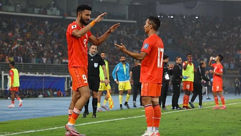 India vs Kuwait : भारतीय फुटबॉल संघाचा कुवेतवर शानदार विजय