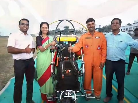 खा. सुप्रिया सुळे यांनी ‘पॅरामोटरिंग’ने केली पाहणी