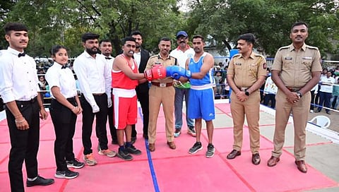 जळगाव : पोलीस क्रीडा स्पर्धांना सुरुवात; ५ जिल्ह्यातील खेळाडूंचा सहभाग