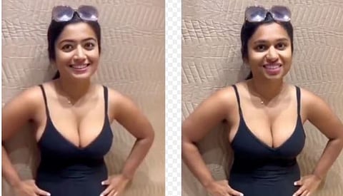 rashmika morphing photo