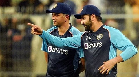 Rohit Sharma and Rahul Dravid : विश्वचषक कोणासाठी जिंकायचा आहे? कर्णधार रोहित शर्मा म्हणाला..