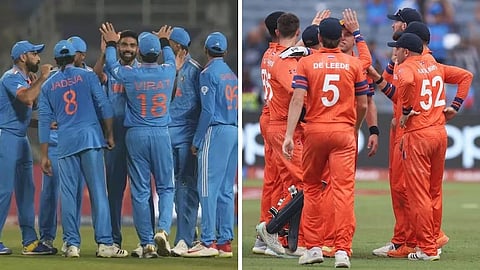 ICC WC IND vs NED : ‘अर्धशतकांची माळ’ केएल राहूलचनेही झळकावली हाफ सेन्चुरी