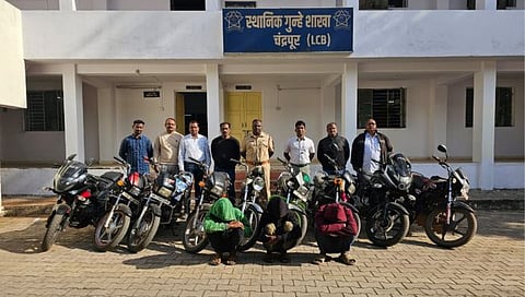 चंद्रपूर : दुचाकी चोरट्यांच्या स्थानिक गुन्हे शाखेने मुसक्या आवळल्या