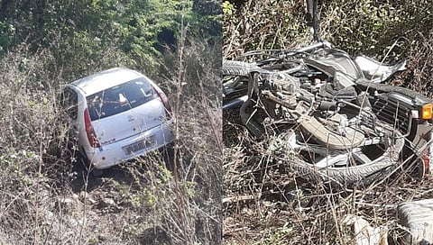 जालना: अंबडजवळील चौधरी पेट्रोल पंपासमोर कारच्या धडकेत दुचाकीस्वार ठार