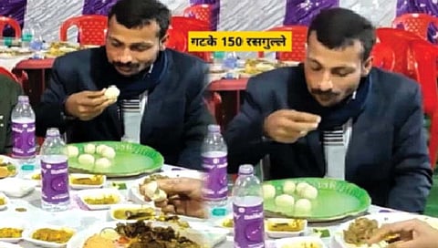 लग्नात एकट्याने फस्त केले 150 रसगुल्ले!
