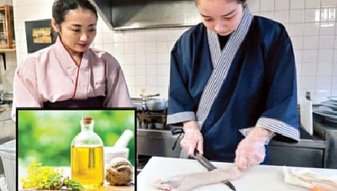 जपानी लोक स्वयंपाकासाठी कोणते तेल वापरतात?