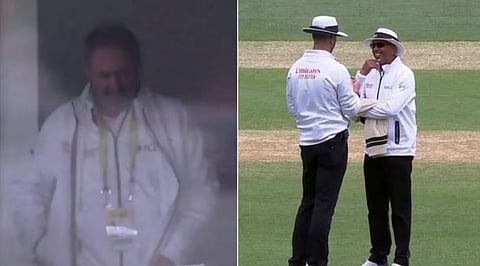 ऑस्ट्रेलिया-पाकिस्तान कसोटीच्या तिसर्या दिवशी थर्ड अंपायर रिचर्ड इलिंगवर्थ लिफ्टमध्ये अडकले. या घटनेची माहिती मैदानावरील पंचांना नव्हती.