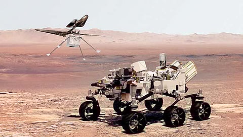 मंगळावर एकेकाळी होती नदी, सरोवर