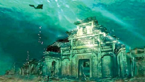 चीनमध्ये पाण्याखाली सहाशे वर्षे जुने शहर