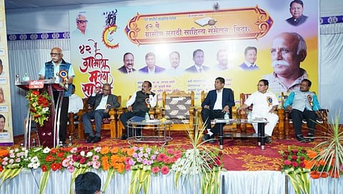 ४२ वे ग्रामीण मराठी साहित्य संमेलन : साहित्य ग्रामीण किंवा नागरी असे काही नसते; प्रा.रंगनाथ पाठारे