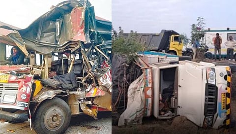 सोलापुरात वेगवेगळ्या अपघातांत पाच ठार; १५ ते २० जखमी