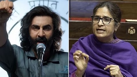 ॲनिमल चित्रपटातील हिंसाचरावर आज राज्यसभेत काँग्रेसच्या खासदार रजीत रंजन यांनी यंत्रणेला काही सवालही केले.