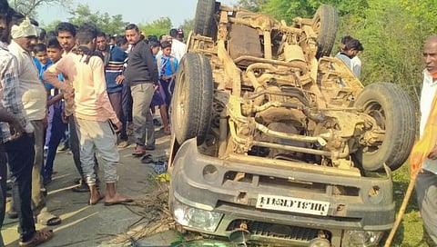 भंडारा : मुंढरीजवळ मजुरांना घेऊन जाणारी सुमो उलटली, सहा महिला गंभीर जखमी