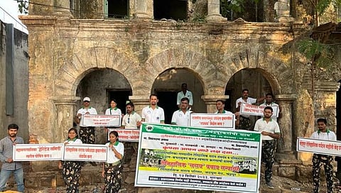 चंद्रपूर : ब्रिटीशकालीन ‘सराय’ धर्मशाळा इमारतीचे संवर्धन करण्यास इको-प्रोचे आंदोलन
