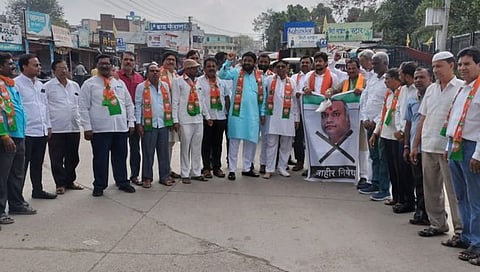 Chh. Sambhajinagar: पैठण येथे प्रियांक खर्गे यांचा भाजपच्या वतीने निषेध