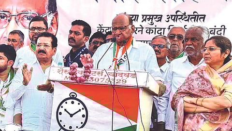 Sharad Pawar : निमित्त कांदा आंदोलनाचे, ध्येय राजकीय पेरणीचे!